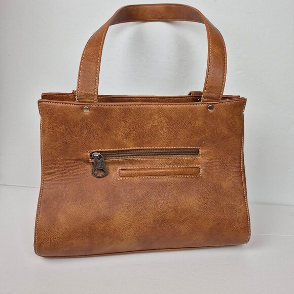 Montana West American Bling Collection Fringe Studded Western Shoulder Bag - Picture 2 of 16